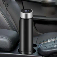 350ml Car Heating cup glass Heater Insulated Car Heated Mug Portable electric kettle for car boil and keep warm Stainless steel