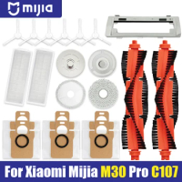 For Xiaomi Mijia M30 Pro C107 robot Vacuum Cleaner mop Choth vacuum bags Accessories Side Brush Filter Replaceable Spare Parts