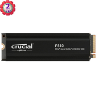 Crucial P310 2TB (2280) PCIe Gen4 NVMe 散熱片 SSD CT2000P310SSD5 -公司貨