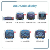 White Word OLED Series 0.91/0.96/1.3 Inch OLED Display Module IIC I2C SPI 128X64 I2C SSD1306 12864 LCD For Arduino
