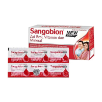 SANGOBION CAP STRIP 10 KAPSUL SUPLEMEN PENAMBAH DARAH