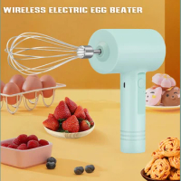 MINI Household Cordless Electric Hand Mixer USB Rechargable Handheld Egg Beater Hand Mixer Electric for Kitchenaid Hand Mixer