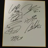 hand signed GOT7 autographed shikishi card art board 27*24 cm K-POP 022021
