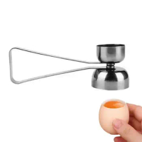 New Metal Eggshell Cutter Egg Opener Shell Opener 304 Stainless Steel Boiled Egg Creative Kitchen To