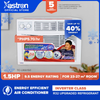Astron Inverter Class 1.5HP Aircon (window-type air conditioner | TCL-MA150 | built-in air filter | anti-rust body | 9.5 energy rating | white) (formerly Pensonic aircon)
