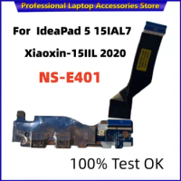 For Lenovo IdeaPad 5 15IAL7 82SF Xiaoxin-15IIL 2020 USB Power Button Board JS574 NS-E401