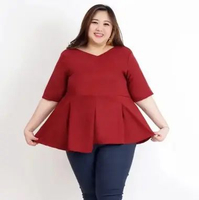 BAJU ATASAN BLOUSE WANITA JUMBO BIG SIZE JUMBO 07 XXL XXXL LD 120cm FASHION KOREA ELEGAN MODIS CANTI