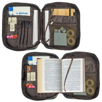 Bible Cover Slashproof Carrying Book Case Church Bag Bible Protective with Handle &amp; Zippered Pocket Present for Father Men