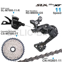Shimano SLX DEORE XT M7000 11speed Groupset with SL-M7000 Shifter and RD-M8000 Rear Derailleur Cassette Sprocket Chain Original