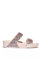 FitFlop FitFlop LULU Multi-Tonal Glitter Slides - Nude Rose Mix (JE5-C33)