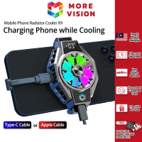 Mobile Phone Radiator X9 Portable Cooler Cooling Fan Gaming Semiconductor Charging Fast Gadget Coola