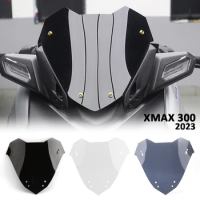 X-MAX300 2023 Motorcycle Accessories Windscreen Windshield Front Wind Glass Deflector For Yamaha XMAX300 XMAX 300