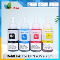 664 Refill dye ink For Epson L100 L110 L210 L120 L220 L310 L355 L362 L366 L365 L380 L486 L800 L805 L810 ET-2650 Printer 4 Colors