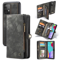 Luxury Card Wallet PU Leather Flip Coque Case For Samsung Galaxy A51 A515F A71 A715F A72 A52 A12 A32 5G Cover Magneti TPU Fundas