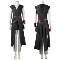 Star Wars Cosplay Jedi Rey Costume Halloween Anime Outfit