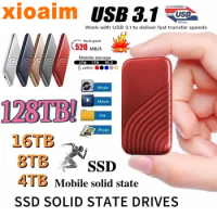 For Xiaomi Portable Original SSD 1TB 2TB 128TB High-speed SSD External Hard Drive USB 3.0 Interface for Laptops/Computer