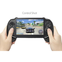 6pcs For PSV1000 PSV 1000 PS VITA 1000 Game Console Matte Hand Grip Handle Joypad Stand Case with L2 R2 Trigger Button