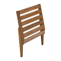 NÄMMARÖ 座椅模組椅背 戶外用, 淺棕色, 60x56 公分