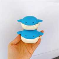 3D Cute Cartoon Whale Silicone Case for Samsung Galaxy Buds Live/Buds Pro/Buds 2 Case Gift Boxes Earphone Protective Cases Funda