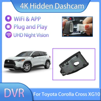 For Toyota Corolla Cross XG10 2022 4K Full HD Driving Recorde DVR Dash Cam Car Plug And Play Lens Cameras Car Auto Accessories