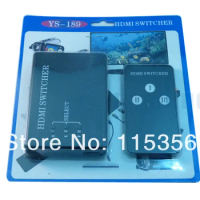 free shipping 3 in 1 HDMI Switch seclector HDMI 1.3b for HDTV DVD PS3 XBOX