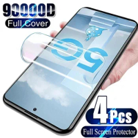 4Pcs Hydrogel Film Screen Protector For Samsung Galaxy S22 S23 S21 S20 Ultra Plus For Samsung Galaxy Note 20 8 9 10 S9 S10 Film