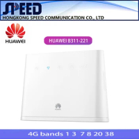 HUAWEI B311-221 4G FDD LTE CPE 32 Users Control SIM card Router Cat4 150Mbps