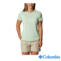 Columbia哥倫比亞 女款-涼感快排短袖上衣-綠色 UAK35110GR / S23