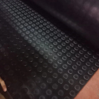 karpet karet/karpet lantai anti slip motif koin 4mm 20m x 1,2m