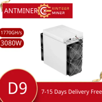 2024 Bitmain Antminer D9 1770G 2839W Crypto Asic Miner Mining Server Machine Dash Coin 1.7Th