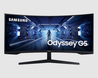 【4%回饋+滿千折百】三星 34吋 1000R Odyssey G5曲面電競螢幕-C34G55TWWC