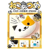 Nekoatsume貓咪收集療癒票卡夾特刊附立體貓咪大頭造型票卡夾小物包