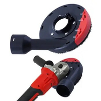 100/125Model Angle Grinder Dust Shroud For Concrete Stone Dust Collection Universal Surface Grinding Dust Shroud