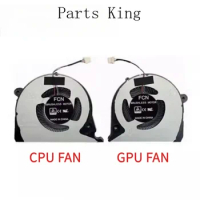 New CPU Fan &amp; GPU Fan For DELL Inspiron G7 15 15-7577 7588 G7-7577 G7-7588 DFS2000054H0T DFS541105FC0T, 0H98CT 02PH36, FJQS FJQT