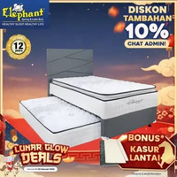 Kasur Springbed 2 In 1 Blossom Elephant 120 x 200 Abu