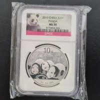 2013 China 1oz .999 Silver Panda ¥10 Coin Panda Coin NGC 70