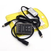 USB-C PD Adapter Cable+PS-BLS-5 DC Coupler BLS5 Dummy Battery For Olympus PEN E-PL7 E-PL5 E-PM2 Stylus 1 1s OM-D E-M10