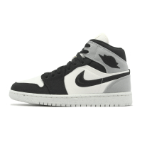 Nike 休閒鞋 Wmns Air Jordan 1 Mid SE 白 灰 黑 女鞋 男鞋 AJ1 帆布 喬丹 DV0427-100
