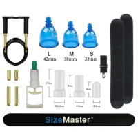 Newest Size Master Best Blue Vacuum cup with Phallosan Penis Extender for Male Penis Enlargement system