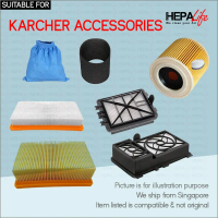 KARCHER Compatible filter for WD1 WD2 WD3 WD4 WD5 WD5P MV1 MV2 MV4 WD4 DS5600 DS5800 DS6000 DS5500 V