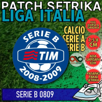 Patch Badge Emblem Flock Semi Woven Setrika iron-on Jersey Sepakbola LIGA ITALIA ITALY CALCIO SERIE 