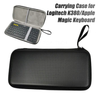 For Logitech K380 Waterproof Carrying Pouch with Hand Rope Hard EVA Wireless Keyboards Case Shock Proof Carrying Bags Dust Proof