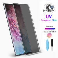 UV Glue Privacy Tempered Glass Protective Film For OPPO Find X3 X5 Pro X2 X Reno 3 4 5 6 6Pro 5pro Anti Peep Screen Protector