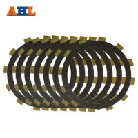 AHL Motorcycle Clutch Friction Plates Kit Set for YAMAHA YFZ350 YFZ 350 1987-2009 Bakelite Clutch Lining 7PCS #CP-0004