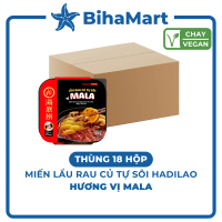 [THÙNG 18 HỘP] - YIHAI - Lẩu rau củ tự sôi Haidilao hương vị Mala, Hadilao Lẩu rau củ Mala Hadilao ă