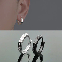 Minimalist geometric earrings and studs for men, simple and unique men's earrings, personalized geom