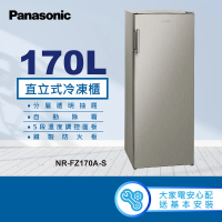 Panasonic 國際牌 170L直立式冷凍櫃(NR-FZ170A-S)