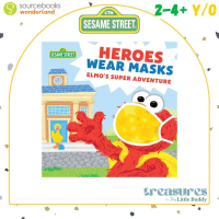 Sesame Street Heroes Wear Masks Elmo Books Super Adventures Scribbles Children Picture Book