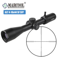 Marcool ALT 4-16x44 SF SFP Airsoft Rifle Scope for Hunting Tactical Optics Sight Red &amp; Green 30MM Tube Dia. for .223 5.56 AR15
