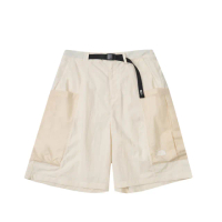 【The North Face 官方旗艦】北面UE女款米白色DWR防潑水短褲｜8CM1QLI